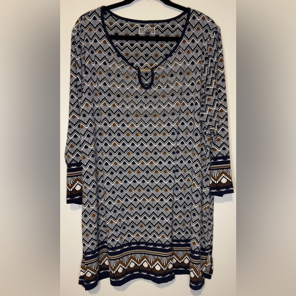 JM Collection Women’s 3/4 Sleeve Top 25 52125 - Picture 1 of 4